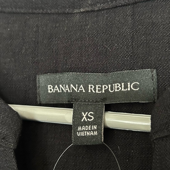 BANANA REPUBLIC Black Crepe Midi Dress - Picture 6 of 7